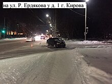 В Кирове «двенадцатую» после столкновения с «Фольксвагеном» отбросило на пешехода