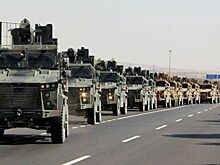 Колонна турецкой военной техники вторглась в Сирию