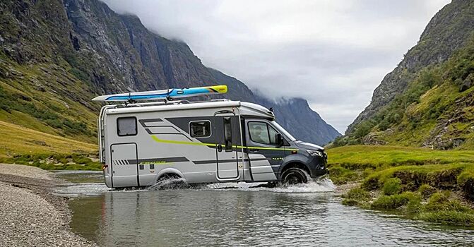 Кроссовер Hymer ML-T превращает Mercedes Sprinter в роскошный кемпер