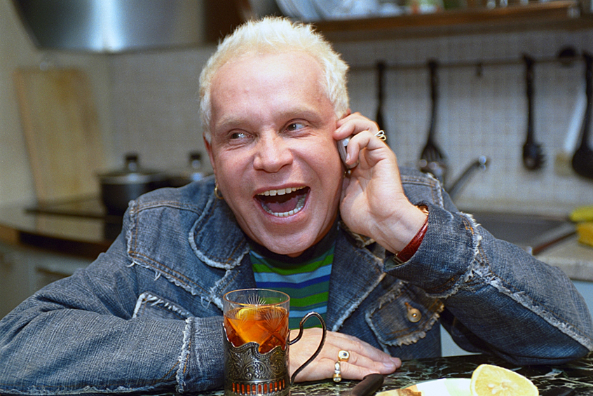 Заслуженный артист России Борис Моисеев в 2000 году