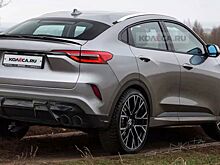 Появились первые изображения спортивной версии Haval F7x