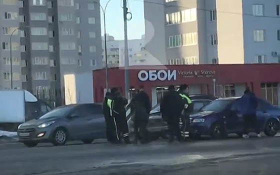 В Рязани ДТП на Муромском шоссе у ТЦ «Глобус» привело к пробке