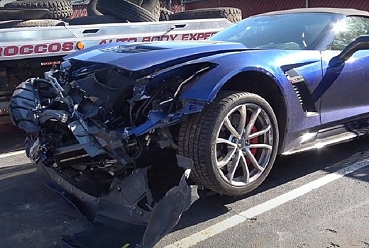 Американец разбил прокатный Chevrolet Corvette