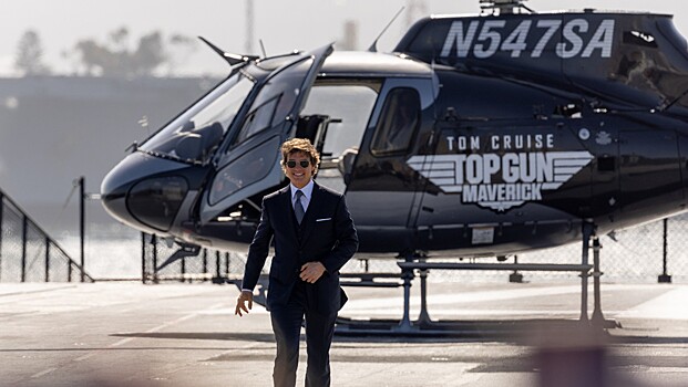 Том Круз на вертолете мешает съемкам сериала
