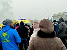 Очевидец сообщил о захвате здания местного управления КНБ Казахстана в Алма-Ате