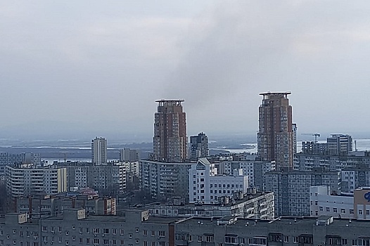 Хабаровск заволокло дымом от пожаров