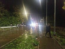 В Коминтерне затопило улицу