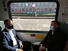 Начальник Московской железной дороги испытал новый маршрут на курском «Орлане»