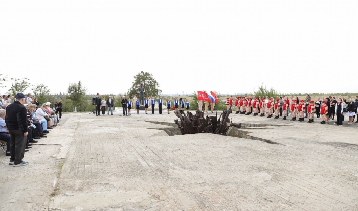 На «Солдатском поле» под Волгоградом состоялся торжественный митинг