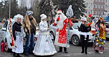 Толпа Дедов Морозов удивит жителей Георгиевска