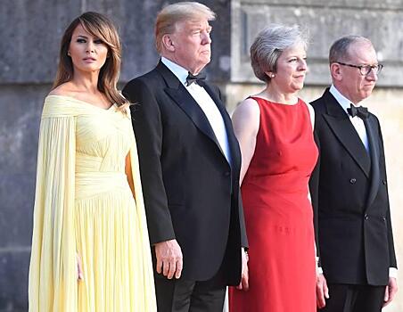 Оконфузилась: Мелании Трамп приписали беременность из-за объемного платья