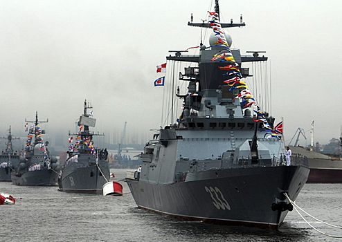 Во Владивостоке состоялась генеральная репетиция парада кораблей в честь Дня Военно-Морского Флота
