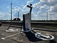 В Поныровском районе появилась зарядная станция для электромобилей