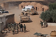 Турция перебросила в Сирию десятки танков и бронемашин