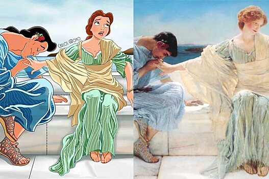 Принцессы Disney стали героинями классических картин