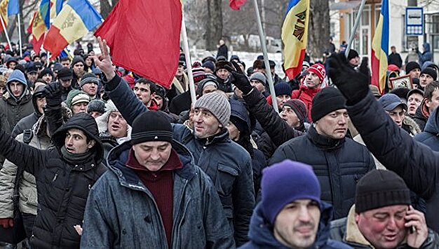 В Молдавии проходит акция за повторные выборы президента