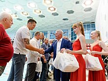 Ватерпольный матч звезд провели в честь 50-летия СК "Синтез"