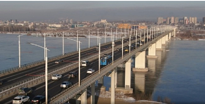 В Иркутске троллейбусы пошли по Академическому мосту