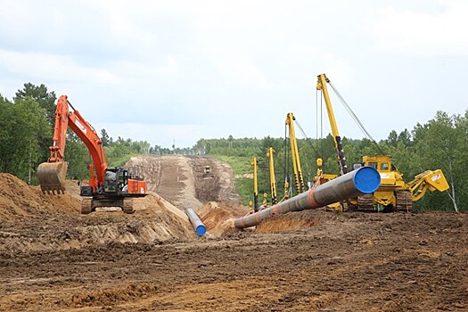 «Газпром» построил 1791 км газопровода «Сила Сибири»