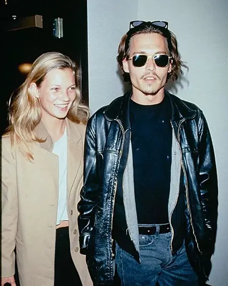 Джонни Депп и Кейт Мосс считались одной из самых ярких пар Голливуда в 90‑е года.