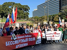 В каких странах мира прошли памятные акции "Бессмертного полка"