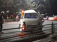 ДТП с мотоциклом в Бишкеке: скончался пассажир Toyota Pesso