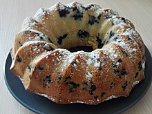 Кекс с черникой