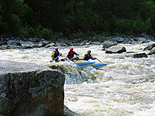 В Башкирии столкнулись два катамарана с туристами, погибла женщина