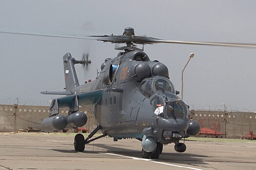В Казахстан прибыли четыре российских вертолета Ми-35М