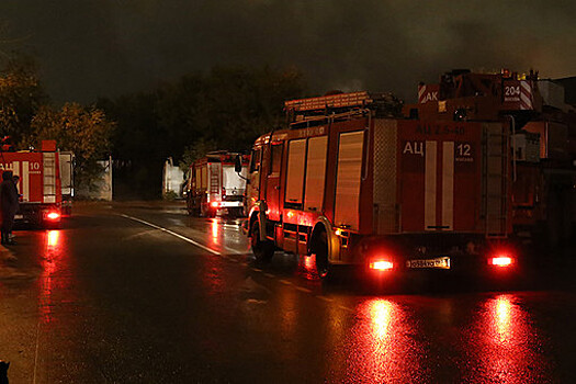 Крупный пожар произошел в поселении Мосрентген в новой Москве