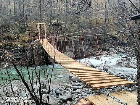 В Забайкалье строят мост на уникальном туристическом маршруте