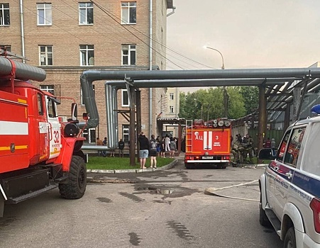 Пожар произошел на территории ННГУ им. Лобачевского в Нижнем Новгороде