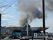 В Казани ограничено движение по улице Студеной в районе Аметьево из-за пожара