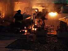 На набережной в Сочи вспыхнуло кафе