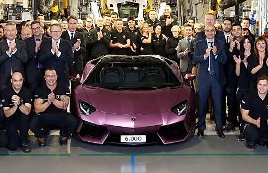 Lamborghini реализовала рекордное количество авто в 2016 году