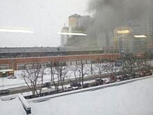 Беглов руководит работами по ликвидации последствий пожара в Петербурге