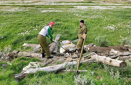 Волонтеры собрали в ямальском селе тонны металлолома: проект поддержала «Газпром нефть»