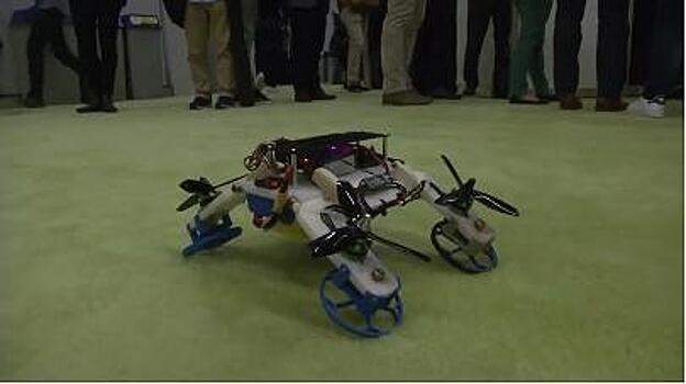 В Израиле изобрели гибрид робота машины и беспилотного аппарата