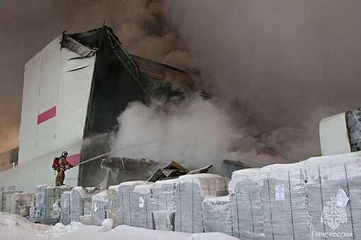 РИА Новости: в результате пожара на складе Wildberries эвакуировали 350 человек