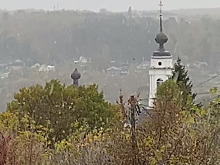 В Калуге выпал первый снег