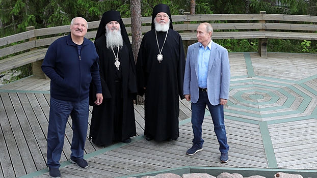 Путин и Лукашенко проводят неформальную встречу на Валааме