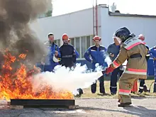 В Самарской области работники химпроизводства продемонстрировали знание основ пожарной безопасности