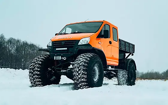 В России создали супер-ГАЗель на основе снегоболотохода