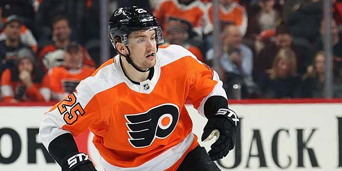 Форвард «Филадельфии» ван Римсдайк сломал руку в игре против «Вашингтона»