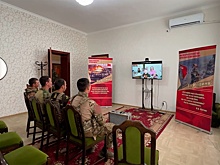 «Ждем, любим, скучаем»: бойцы ЦВО из зоны спецоперации пообщались с родными по телемосту