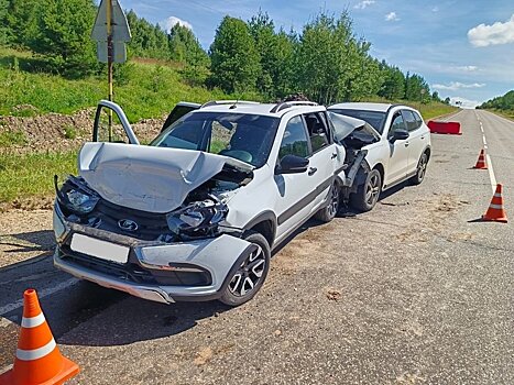 В тройном ДТП в Уржумском районе пострадали пять человек