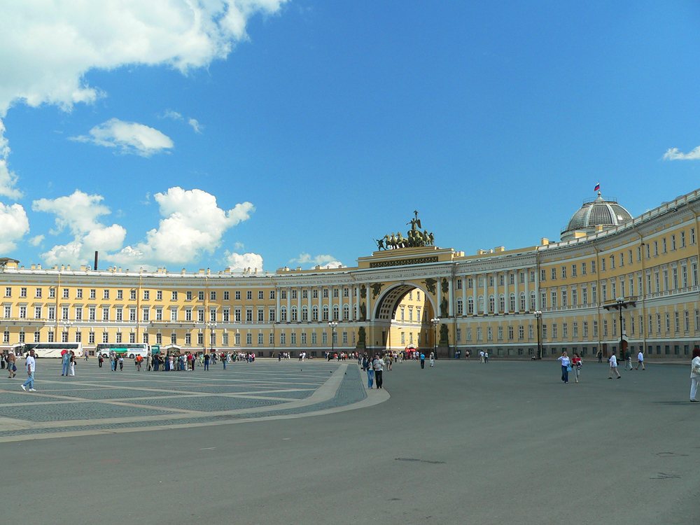 Дворцовая площадь, Санкт-Петербург, Россия, Европа