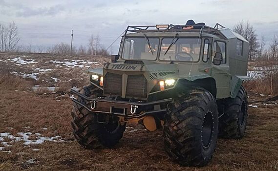 Механик-самоучка из Украины построил болотоход из старого ГАЗ-66