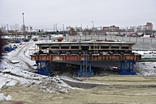 В Пензе завершают монтаж пролетных строений на Бакунинском мосту