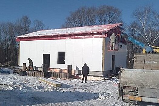 В селе под Хабаровском достраивают новый ФАП